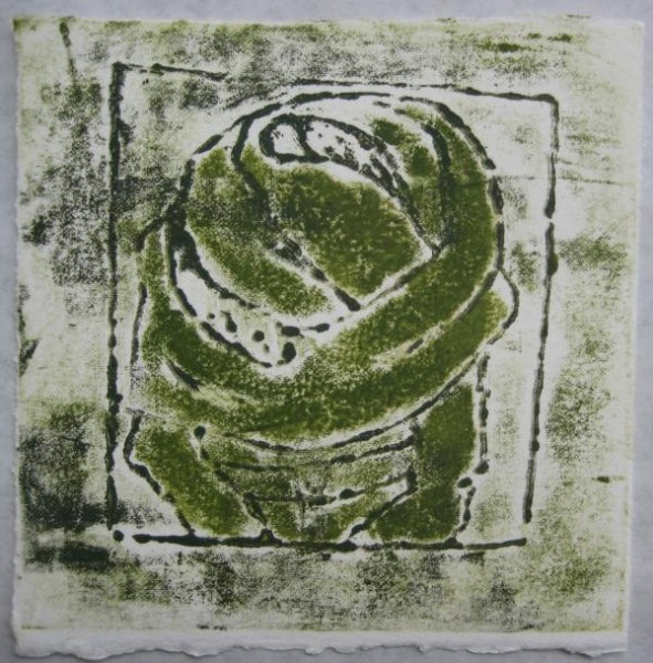 6"x6". collagraph print on paper. $40